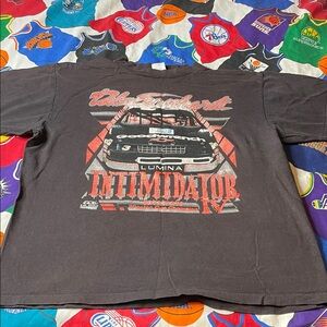 Vintage NASCAR Dale Earnhardt Sr Single Stitch 4 Time Champ Double Sided Shirt